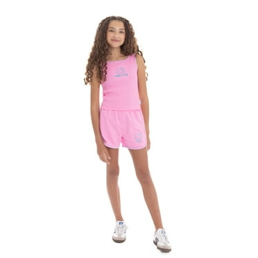Hello Kitty Girls Embroidered Tank Top and Shorts Set, 2-Piece, Sizes 4-16