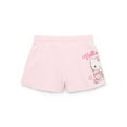 thumbnail image 1 of Hello Kitty Girls Graphic Fleece Shorts, Sizes 4-16, 1 of 3