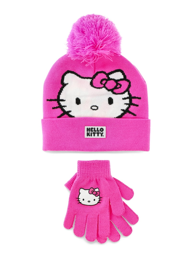 Hello Kitty Girls Hat and Glove Set, 2-Piece - Walmart.com display picture 3