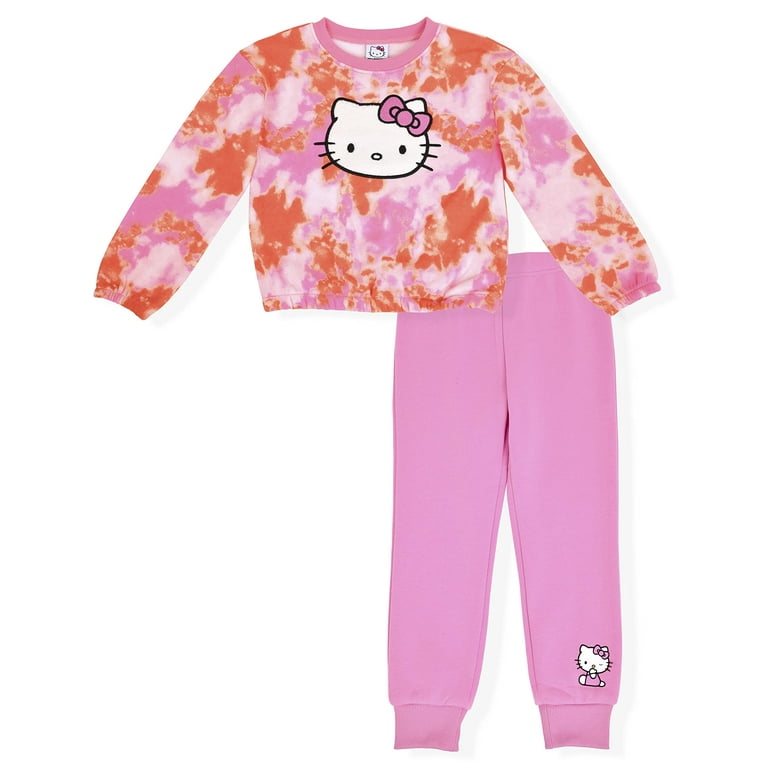 Hello Kitty Girls' Fleece Pajama Set