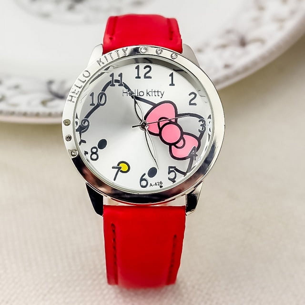 Hello Kitty Girls Kids Quartz Watch Women Children Casual Waterproof