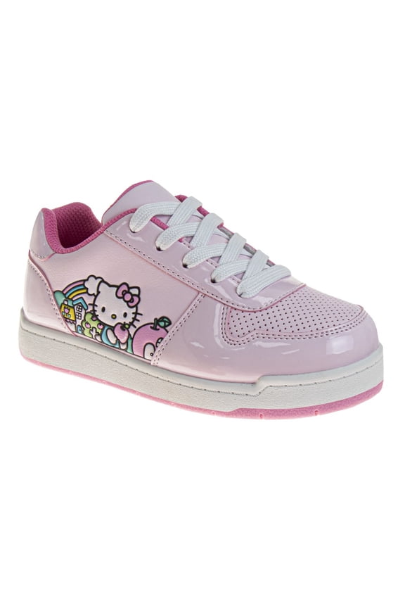 Girls Lace Up Vintage Fashion Sneakers. (Little Kids Big Kids), Pink, Size: 13