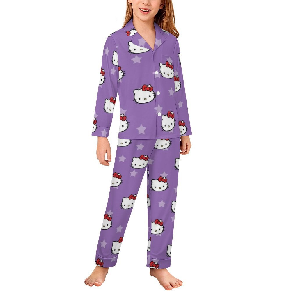 Hello Kitty × tbhルームウェアセット 限定 🌈TBH X Hello Kitty Striped Pajamas Set🌈 ราคา ขายาว 3700