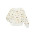 thumbnail image 1 of Hello Kitty Girls Metallic Lurex Holiday Sweater, Sizes 4-16, 1 of 14