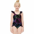 thumbnail image 1 of Hello Kitty Girls One Piece Swimsuits Hawaiian Summer Swimwear Beach Bathing Suit Outfits, 1 of 7