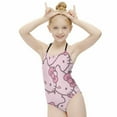 thumbnail image 1 of Hello Kitty Girls One Piece Swimsuits Hawaiian Summer Swimwear Beach Bathing Suit Outfits, 1 of 7