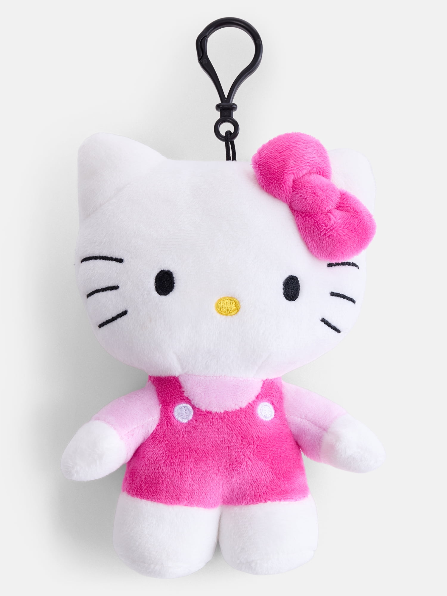 Hello Kitty Girls' Plush Bag Charm Pouch, Pink