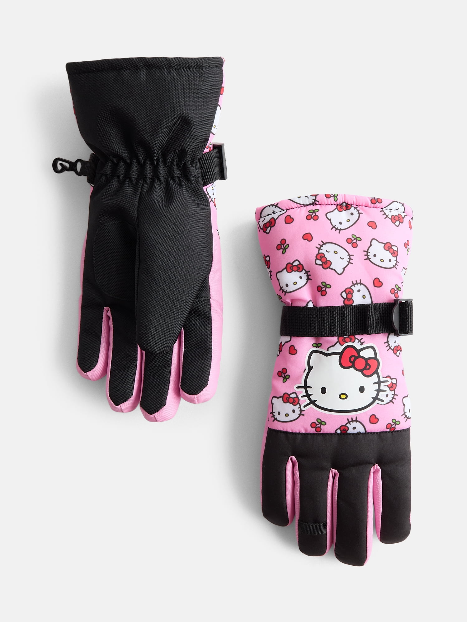Hello Kitty Girls Ski Gloves, Sizes S-XL