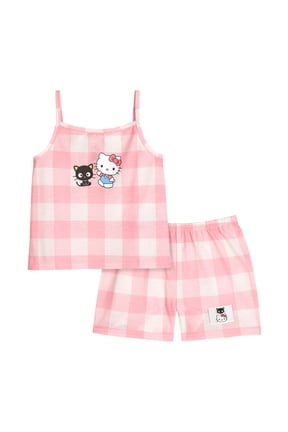 Girls Tank Sleep Top and Shorts Pajama Set, 2-Piece, Sizes 4-12