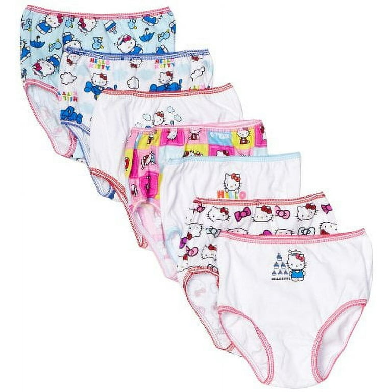 Hello Kitty Girls Brief Underwear, 7+1 Pack Panties (Little Girls & Big  Girls)