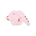 thumbnail image 1 of Hello Kitty Girls Valentine's Day Graphic Fleece Crew Pullover, Sizes 4-16, 1 of 3