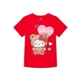 thumbnail image 1 of Hello Kitty Girls Valentine's Day Graphic Tee, Sizes 4-16, 1 of 3