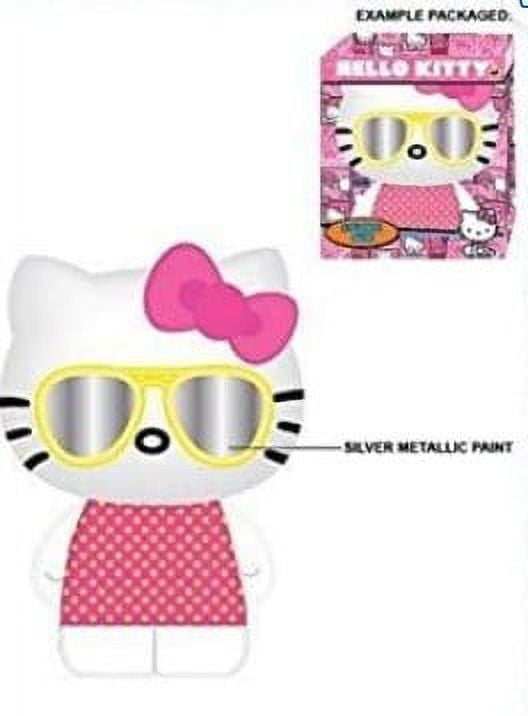 Hello Kitty Glasses Ceramic Coin Bank Piggy Bank approx 8"