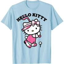 Hello Kitty Golf Cute DTG Print Unisex T-Shirt