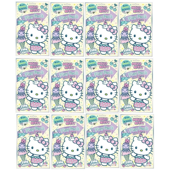 Hello Kitty Grab and MMF7Go Play Pack | Party Favors | Decorations | Gifts | Party Fillers | Pack of 12