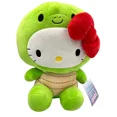 thumbnail image 1 of Hello Kitty Green Turtle Plush Toy 13 inch by Sanrio Birthday Gift, 1 of 5