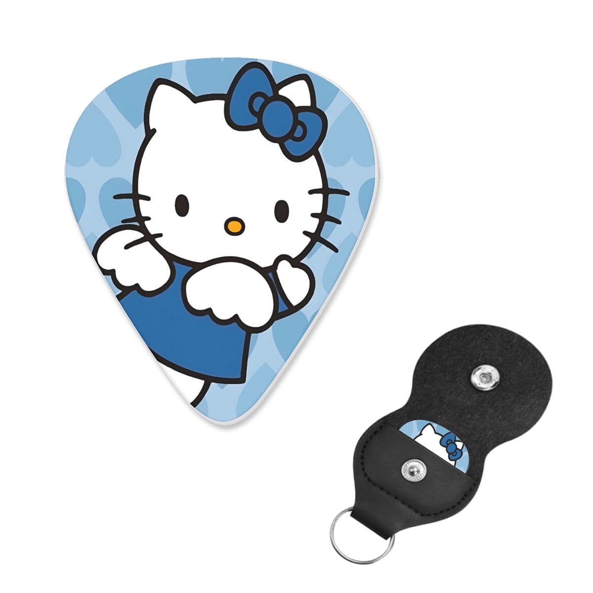 Hello Kitty Guitar Picks - Guitar Accessories - Acoustic, Electric, Bass Guitar Picks - Natural Feel, Warm Tone - Assorted Styles, Medium 0.70mm, 6 Pack