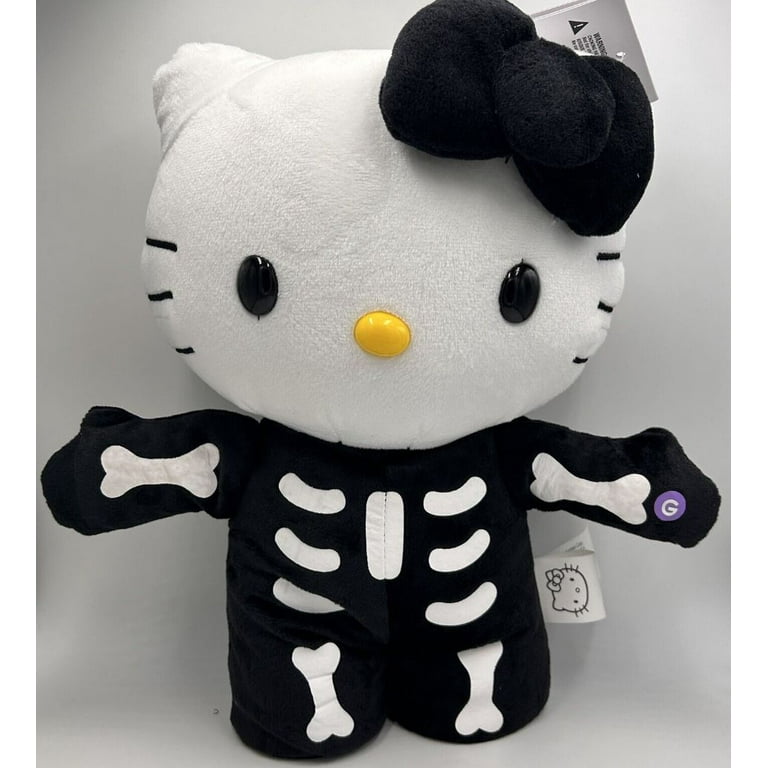 Hello Kitty Halloween Plush Side Stepper Skeleton - Walmart.com