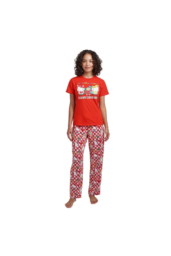 Hello Kitty Happy Holidays Women's Sleep Set-Small