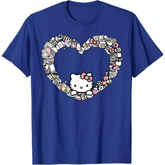 Hello Kitty Heart Favorite Things DTG Print Unisex T-Shirt