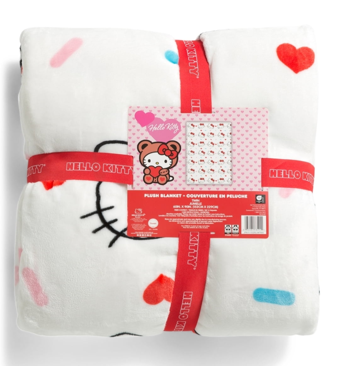 Hello Kitty Hearts & Sprinkles Full/Queen 90"X90"