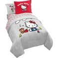 thumbnail image 1 of Hello Kitty Hello Friend 5 Piece Twin Size Comforter Set with Shams, 1 of 4