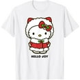 thumbnail image 1 of Hello Kitty "Hello Joy" Holiday Christmas DTG Print Unisex T-Shirt, 1 of 5
