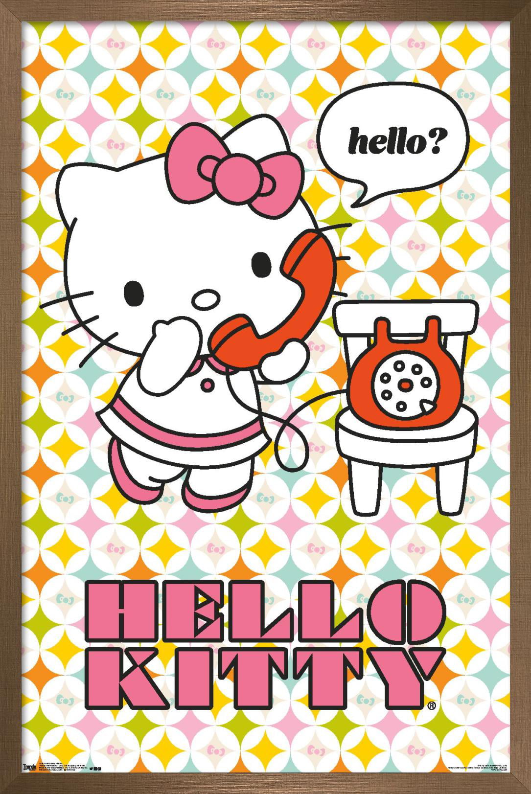 Hello Kitty - Hello Wall Poster, 14.725 x 22.375