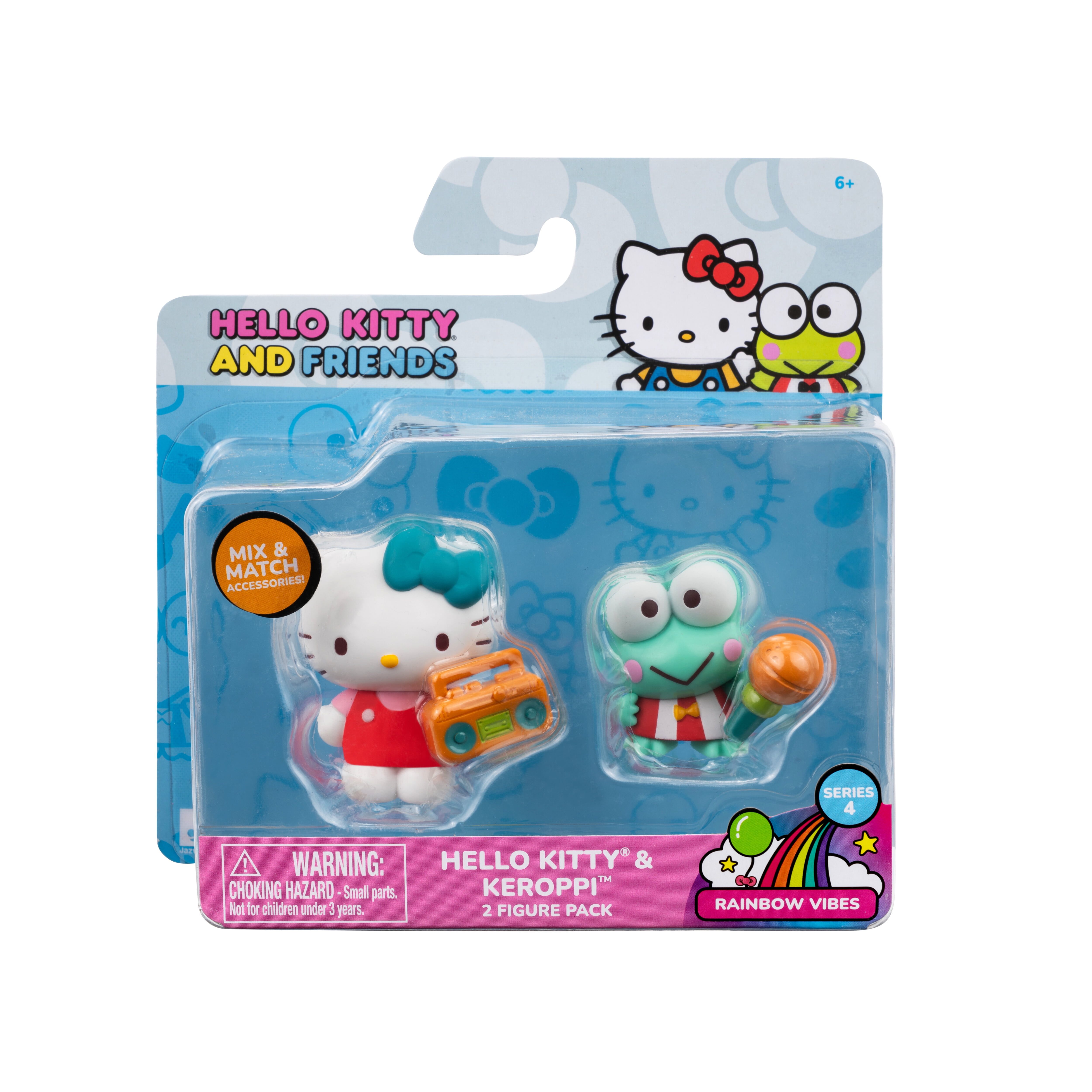 Hello Kitty and Friends - 2 inch 2 Figure Pack - Rainbow Vibes