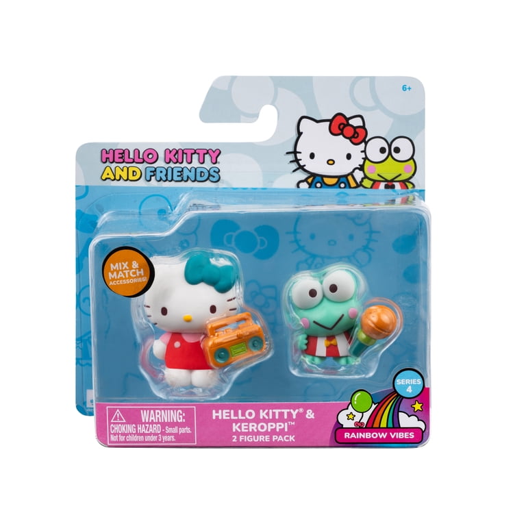 Hello Kitty and Friends - 2 inch 2 Figure Pack - Rainbow Vibes Hello Kitty and Friends - 2 inch 2 Figure Pack - Rainbow Vibes