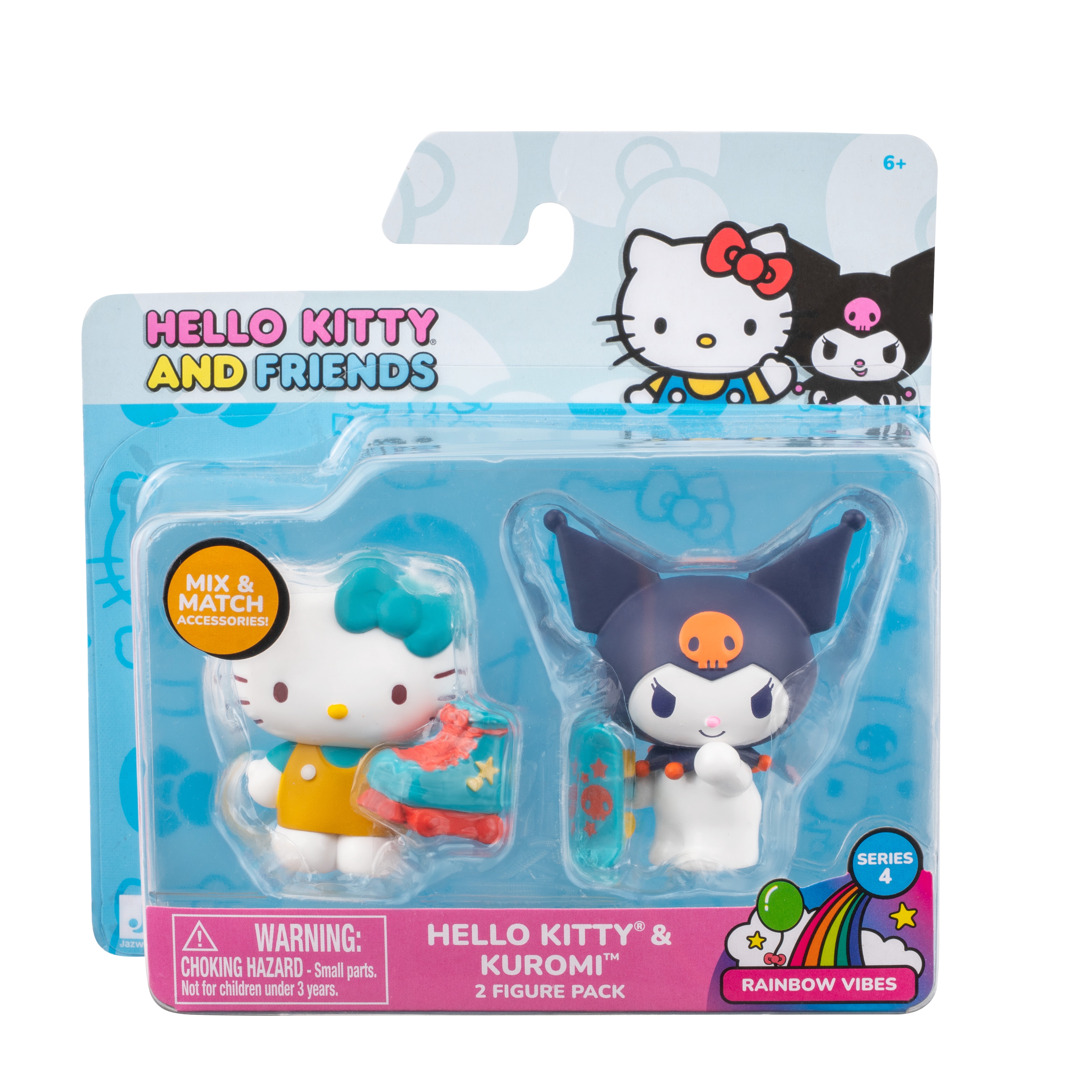 Hello Kitty and Friends - 2 inch Figure Pack - Rainbow Vibes