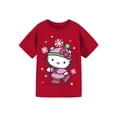 thumbnail image 1 of Hello Kitty Holiday Girls Graphic Crewneck Short Sleeve T-Shirt, Sizes 4-16, 1 of 4