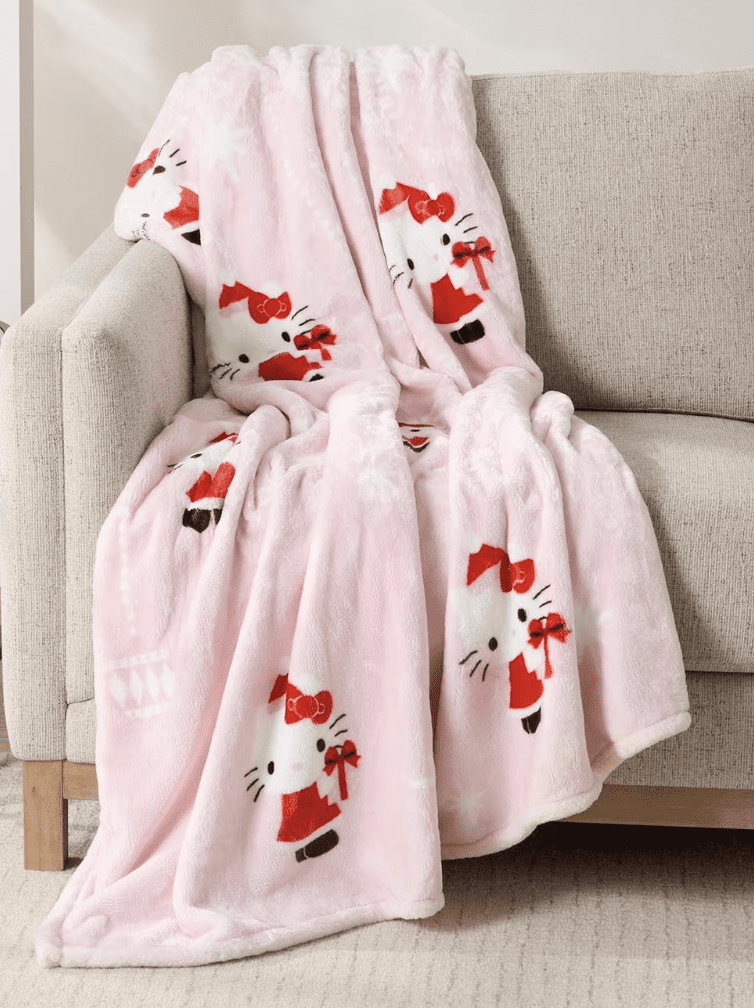 Hello Kitty Holiday Silk Touch Throw, 60" x 70"