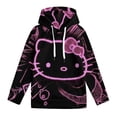 thumbnail image 1 of Hello Kitty Hooded Hoodies for Girls Boys, Kids Pullover Hooded with Pocket, Casual 3D Print Long Sleeve Sweatshirt Hoodies, 1 of 6