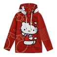 thumbnail image 1 of Hello Kitty Hooded Hoodies for Girls Boys, Kids Pullover Hooded with Pocket, Casual 3D Print Long Sleeve Sweatshirt Hoodies, 1 of 6