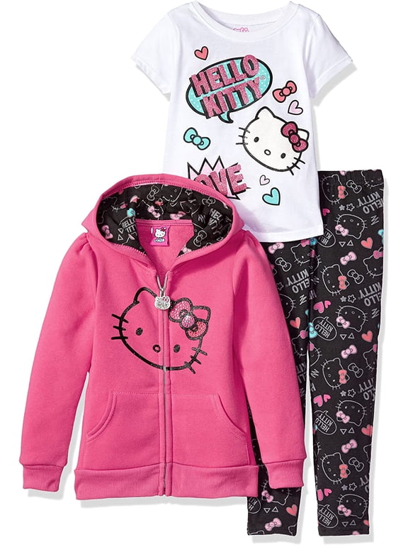 Hooded Legging, Outfit Set (Girl's), 3-Piece Set, Sizes 4-6X