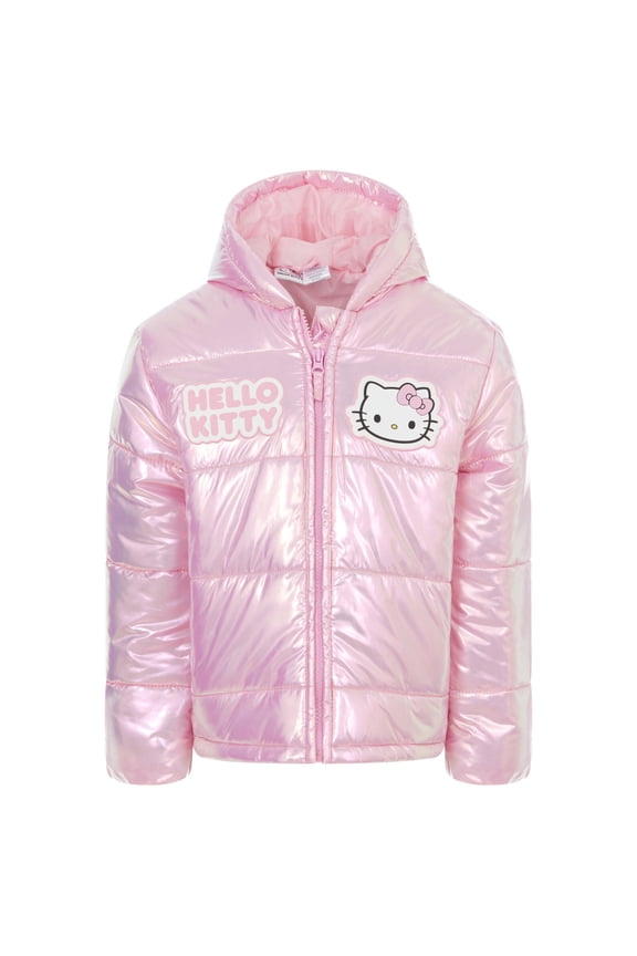 Hooded Zip Up Winter Coat Puffer Jacket Little Kid to Big Kid