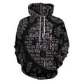 thumbnail image 1 of Hello Kitty Hoodie 3D Print Pullover Hooded Long Sleeve Sweatshirts Tops Blouse with Pocket for Mens Womens, 1 of 6
