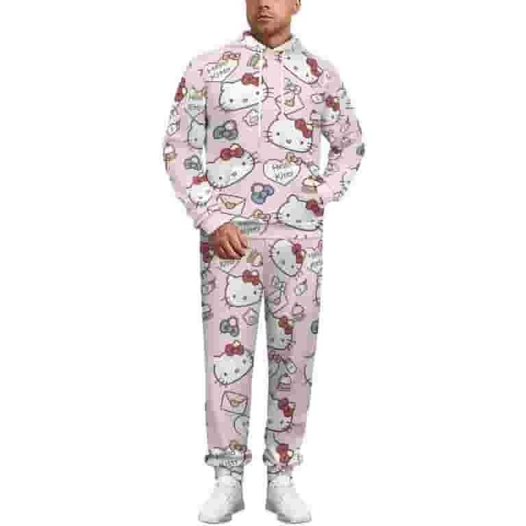 新着入荷の通販 And Hoodie Kitty Hello Sweatpants Hoodies Women Men for Suit Clothing