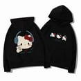 thumbnail image 1 of Hello Kitty Hoodies Lovely Vintage Sweatshirts Hoodie Amusing Unisex Tops Outerwears Blouse Cool Streetwear, 1 of 5