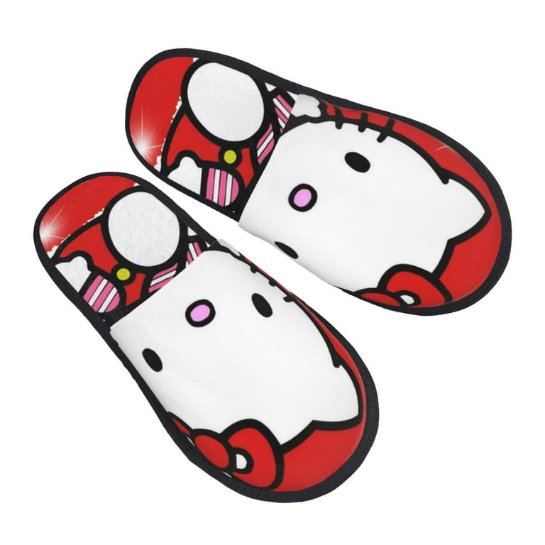 Hello Kitty House Slippers For Women Men Indoor Outdoor-Cute