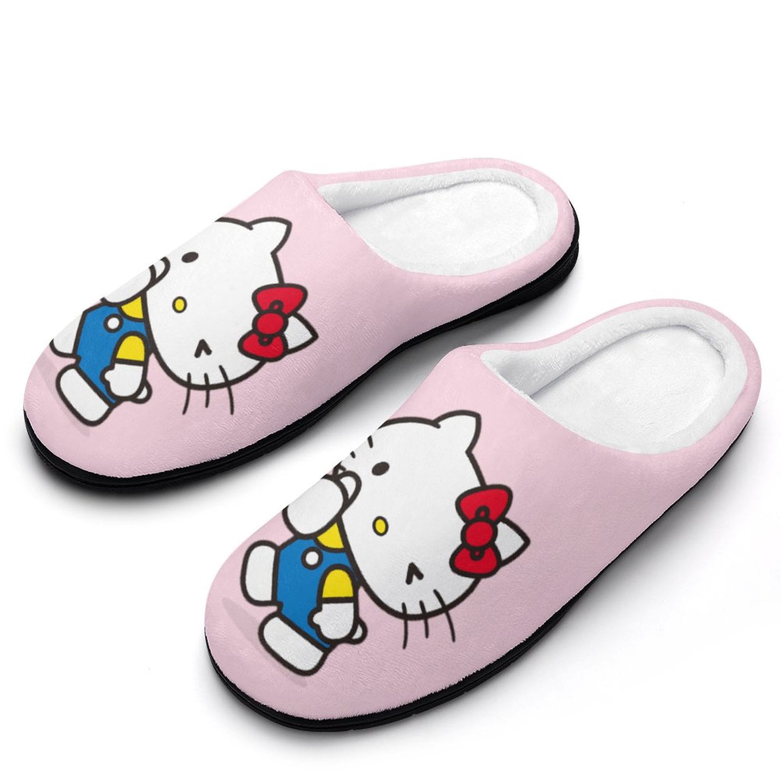 Hello Kitty House Slippers for women Cute Warm Slippers 7-8（39-40 ...