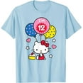 thumbnail image 1 of Hello Kitty I'm 12 Birthday T-Shirt, 12th BD Gift For Boys Girls Kids, Light Blue Color, Size 2XL, 1 of 2