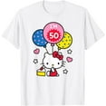 thumbnail image 1 of Hello Kitty I'm 50 Birthday DTG Print Unisex T-Shirt, 1 of 5
