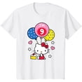 thumbnail image 1 of Hello Kitty I'm 9 Birthday Youth T-Shirt, 9th BD Gift For Boys Girls Kids Toddler, White Color, Size S, 1 of 2