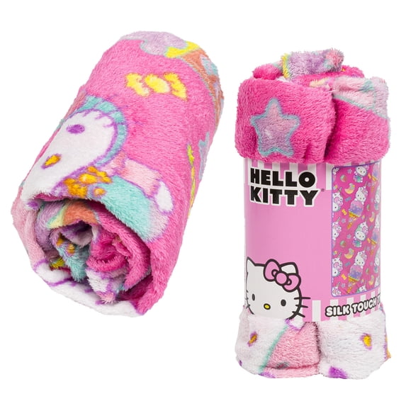 Hello Kitty Ice Cream Silk Throw, 40 in x 50 in