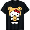 thumbnail image 1 of Hello Kitty In Teddy Bear Costume T-Shirt, Cute Kitten For Men Women Cat Lovers, Black Color, Size 5XL, 1 of 2