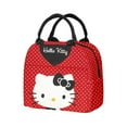 thumbnail image 1 of Hello Kitty Insulated Lunch Box Reusable Thermal Cooler Lunch Bag Work Food Picnic Container Tote Bags, 1 of 10