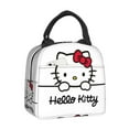 thumbnail image 1 of Hello Kitty Insulated Lunch Box Reusable Thermal Cooler Lunch Bag Work Food Picnic Container Tote Bags, 1 of 10
