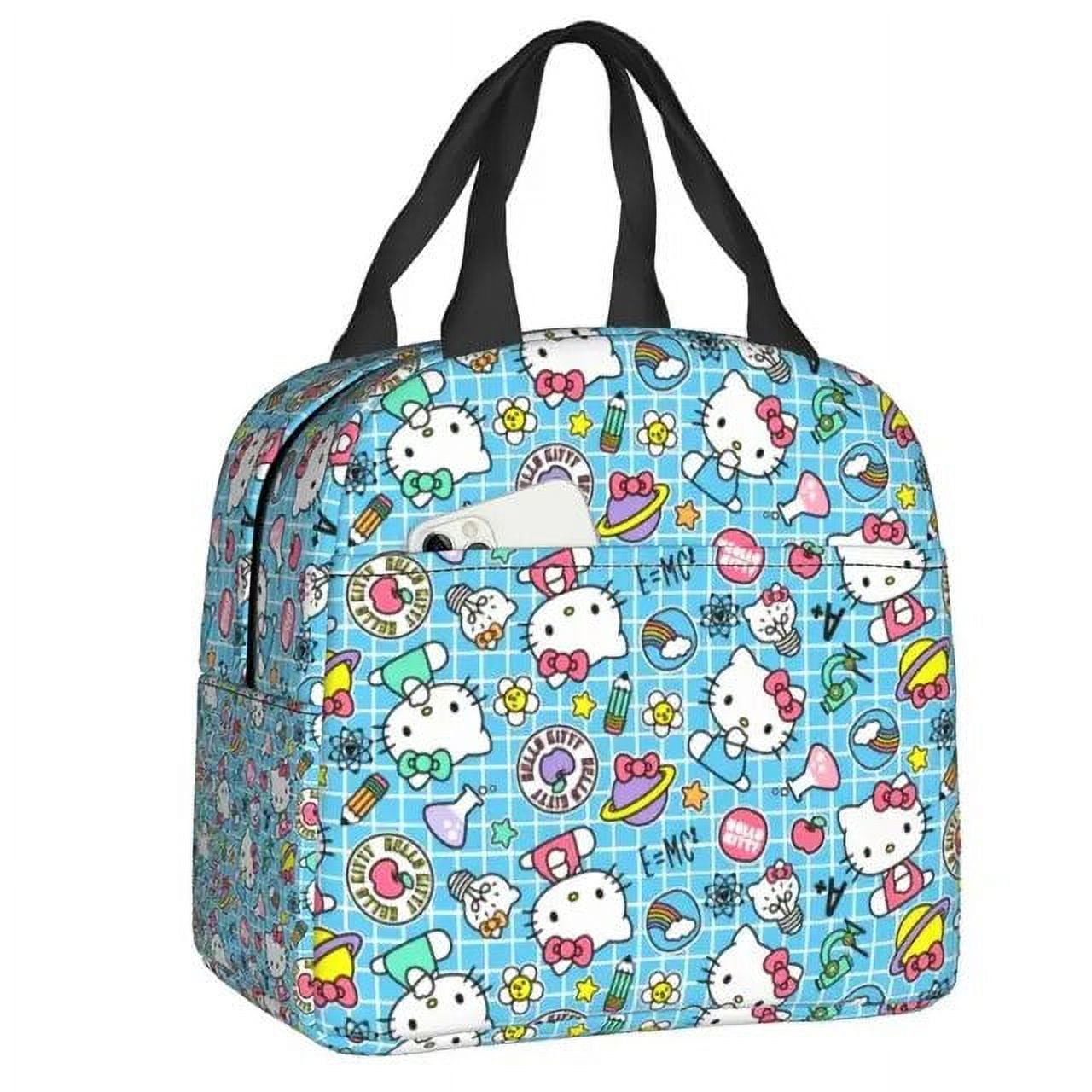 Hello Kitty Insulated Lunch Box for Women Portable Thermal Cooler Lunch